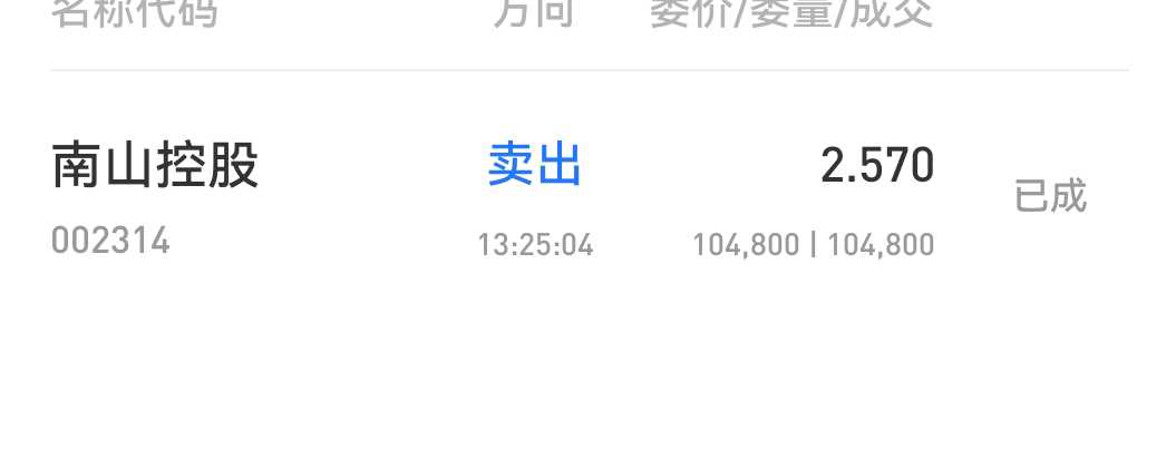 南山控股股票最新动态更新