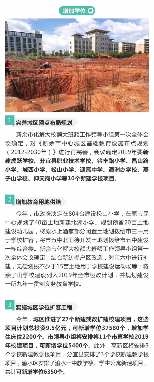 新市府板块学校最新规划详解